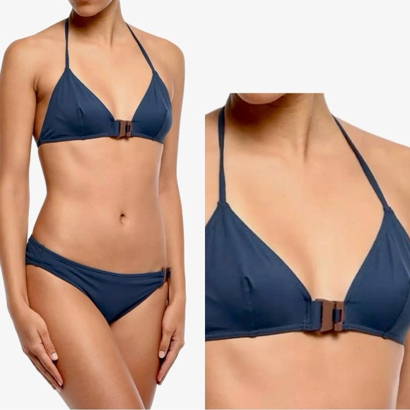 Eres Other - NWT ERES “Edge Cut” Triangle Bikini Top With Buckle Detail in Navy